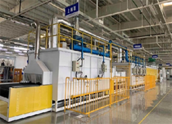 Automatic brazing line